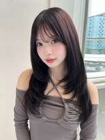 バイオレットジェム(Violet`jem) ロングハイレイヤー/艶髪ストレートスタイル AN-45