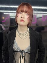 キジ(KIJI)&nbsp;レイヤーボブ/ボブ/フェイスレイヤー/アプリコットオレンジ