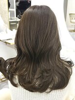 ワンズ リー 上大岡店(One's ly)&nbsp;オリーブベージュ前髪アンブレラカラーこなれミディレイヤー