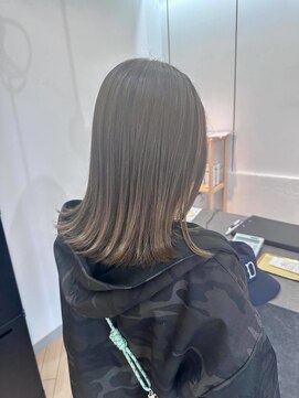 ユニ バイ マグ 長野店(Uni.by Mag) 暗髪透明感♪ブリーチミルクティーショコラブラウン