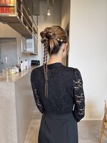 イミ(imi) カチモリヘア/シニヨン/お団子/金箔/銀箔/登戸/ヘアセット