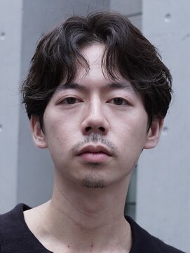 フィフス トウキョウ (fifth TOKYO) 渋谷緩めシャドウパーマメンズパーマシースルーマッシュ