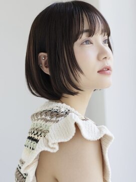 ウル 表参道(HOULe) ボブ ボブカット ボブヘア ミニボブ レイヤーボブ　切りっぱなし