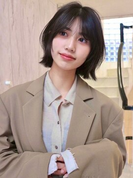 サイン 韓国ボブ 渋谷(SIGN) お洒落なレイヤーカット韓国ボブレイヤーボブ渋谷タッセルボブ