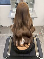 ペレ 原宿(PELE) ダブルカラー/ケアブリーチ/羽エクステ/原宿