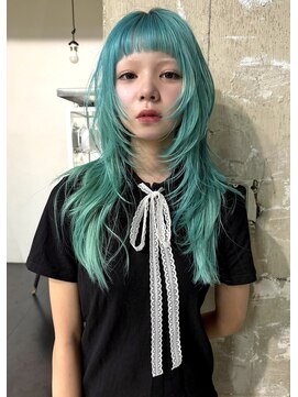 ゾーイダイミョウ(ZOEY daimyo) 天神/レイヤーカット/ハイトーン/暖色カラー