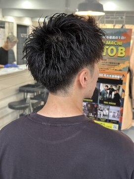 スウェル 船橋店(Swell) MEN’S HAIR/サーフカール/刈り上げセンターパート/船橋