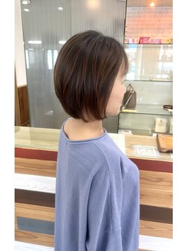 トップヘアー 中庄店(TOP HAIR fuapua) ショートボブ【りり】