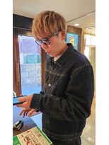 バグスドゥア(Bagus dua)&nbsp;刈り上げセンターパートキムタク風メンズショート10.12