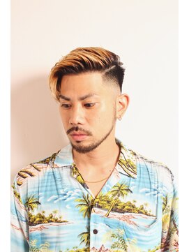 メリケンバーバーショップ フクオカ(MERICAN BARBERSHOP FUK) クラウドマッシュテクノセミウェットワイルドツーブロック37