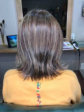 ヘアサロン コバコ(hair salon cobaco) 外跳ねボブハイライトカラー