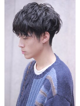 カシュカシュ(cache cache) cache cacheメンズWAVEパーマスタイル