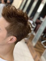 ルクール 喜多町店(Le Coeur)&nbsp;外国人風ソフトモヒカン×ライトブラウン◎20代30代40代