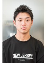 ヘアージャンティ(HAIR GENTIL)&nbsp;メンズ　ショート　【 ひし形シルエット × アップバング 】