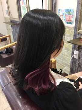 スピニングヘアティアナ(spinning hair Tiana.) ヴァイオレットインナーカラー