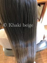 オハナ(ohana)&nbsp;大人可愛いカーキベージュカラー■ ohana 表参道 髪質改善 ■