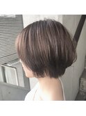 ふんわり感漂うグレージュ