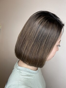 ヘアーサロン イバ(IBA) 繊細ハイライトボブ