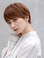 エムクランメイクス 原宿 表参道(m.clan MAKE'S)&nbsp;大人かわいいマッシュショートハンサム前髪フェザーバングボブ
