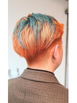 アールヌーヴォ(art nouveau) ショートオレンジ