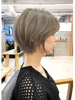 ブラン 梅田(Blanc) 【Blanc】髪質改善ショート_ハイライト_インナーカラー