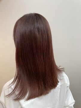 エクリ 麻布十番(equri) モーブブラウン 20代30代40代 外ハネミディ