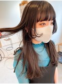 顔まわりだけウルフ