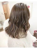 バブ バイネオリーブ(Bab by neolive)&nbsp;コントラストハイライト☆アッシュベージュ フェミニン