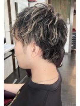 アクアマリン8810 ハチハチイチゼロ(AQUA MARINE 8810) 束感ショート/ハイライト/波巻き/マッシュパーマ/北習志野