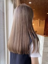 ミルヘアデザイン(mil hair design) ミルクティーベージュダブルカラーインナーカラーケアブリーチ