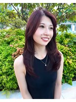 ピープスアンドスー 表参道 渋谷(Peeps&Suu.) ラベンダーピンク/レイヤーカット/髪質改善トリートメント