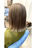 『京都 ルーナヘアー』透明感 暖色系ベージュ 草木真一郎