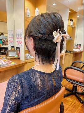 かっとはうすウィズ(With） 結婚式お呼ばれヘアセット！