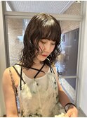 ミディアムレイヤー×パーマ