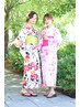 【★電話予約のみ★】浴衣着付け+ヘアセットのコース¥9900【成増浴衣/成増】