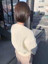 ティル(till)&nbsp;【till_kage】切りっぱなしボブ＋ナチュラルベージュ