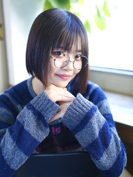 バース(BIRTH) 天神【BIRTH】ネビージュイメチェン前髪ボブ20代　8