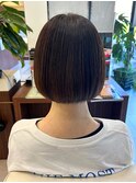 ショートボブ/透明感ナチュラルブラウン