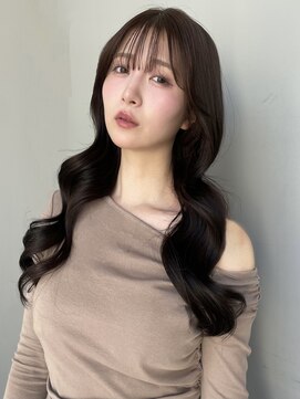 トリッカ シブヤ(TRICCA SHIBUYA) 顔周り/小顔カット艶カラーツヤ羽エクステレイヤーバイオレット