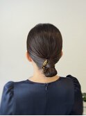 タイトシニヨン/ボブヘアセット