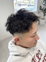 サロンドクオリア(Salon de Qualia)&nbsp;フェード/バーバースタイル/ツイストパーマ/メンズパーマ/S