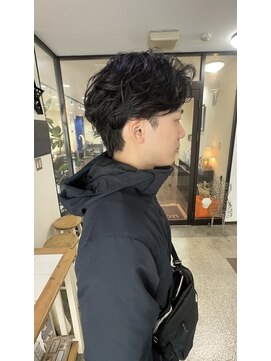 ヘアアンドスペース ベロン(hair&space velon) メンズフェザーパーマ