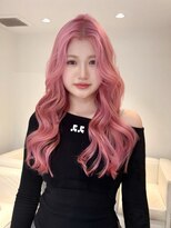 ベレーザ 渋谷(BELEZA)&nbsp;14029ブリーチ＆ダブルカラー韓国レイヤーラベンダーピンク