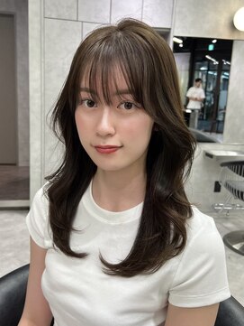 シティ(CITY) くびれヘア　ベージュカラー　レイヤーカット