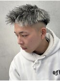 パイルツイスト×ホワイトメッシュ