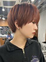 エイチ(H) xブリーチ/イメチェン/ホワイトブロンド/外ハネボブ/美髪/