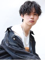 アンサー 渋谷(ANSWER)&nbsp;シャドウパーマ波巻きツイスパセンターパート