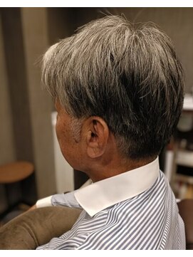 コトノハ 新屋敷町店(kotonoha) メンズグレイヘア（スタイリング剤無しでまとまる）