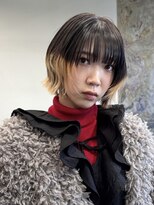 ソル ジングウマエ(SOL JINGUMAE) 原宿デザインカラー顔周りレイヤーエンドカラーセクションカラー