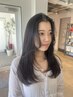 【平日9：00-12：00】前髪カット+カラー+ラメラメトリートメント
